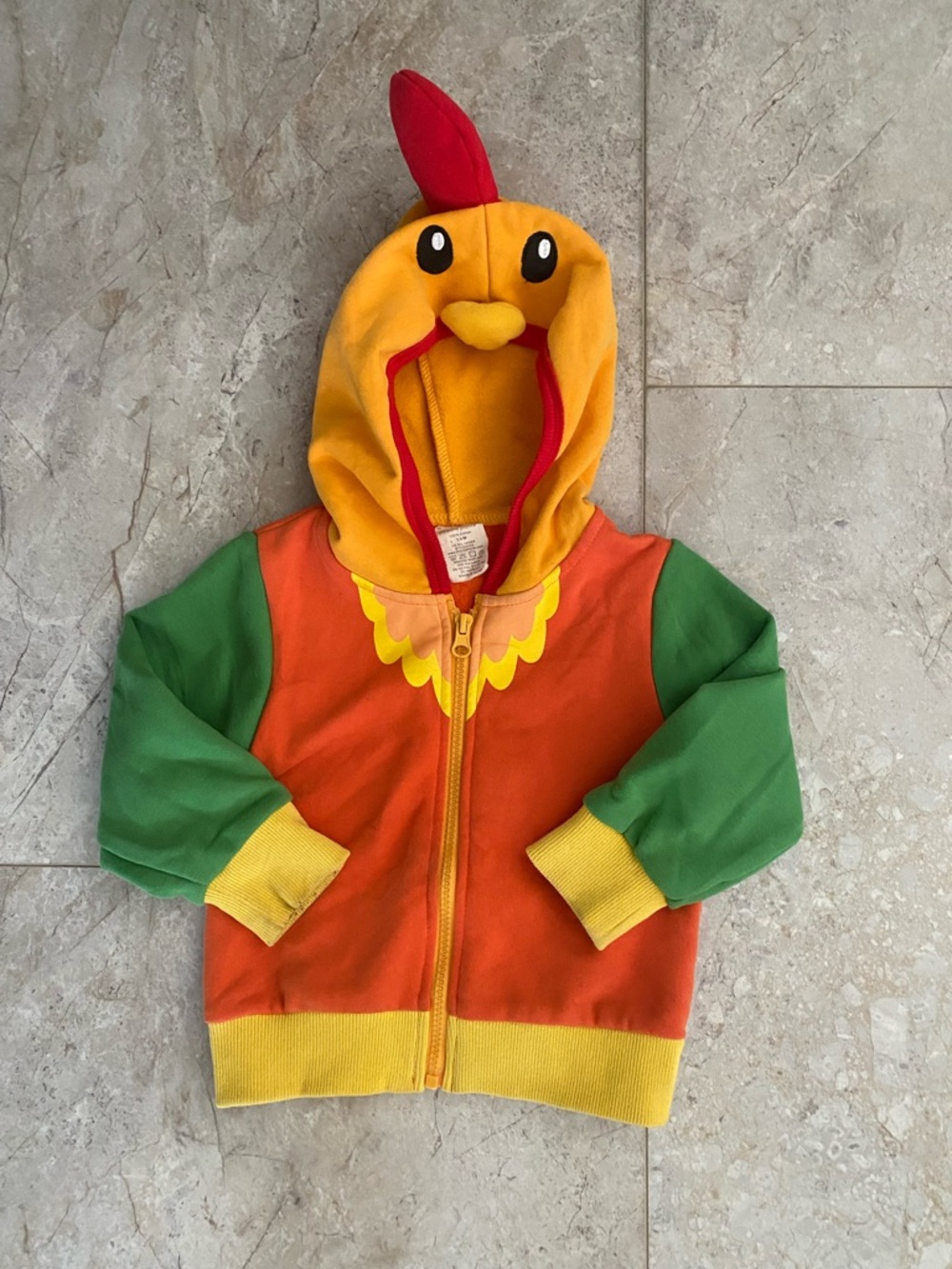 Toddler Chicken zip up hoodie